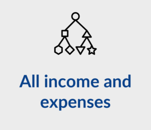 All income and Expences