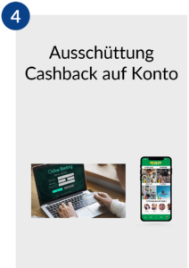 Ausschüttung Cashback auf Konto